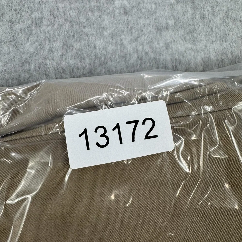 Haggar Pants Mens 38x29 Beige Premium No Iron Khaki Classic Fit Stretch NEW $70